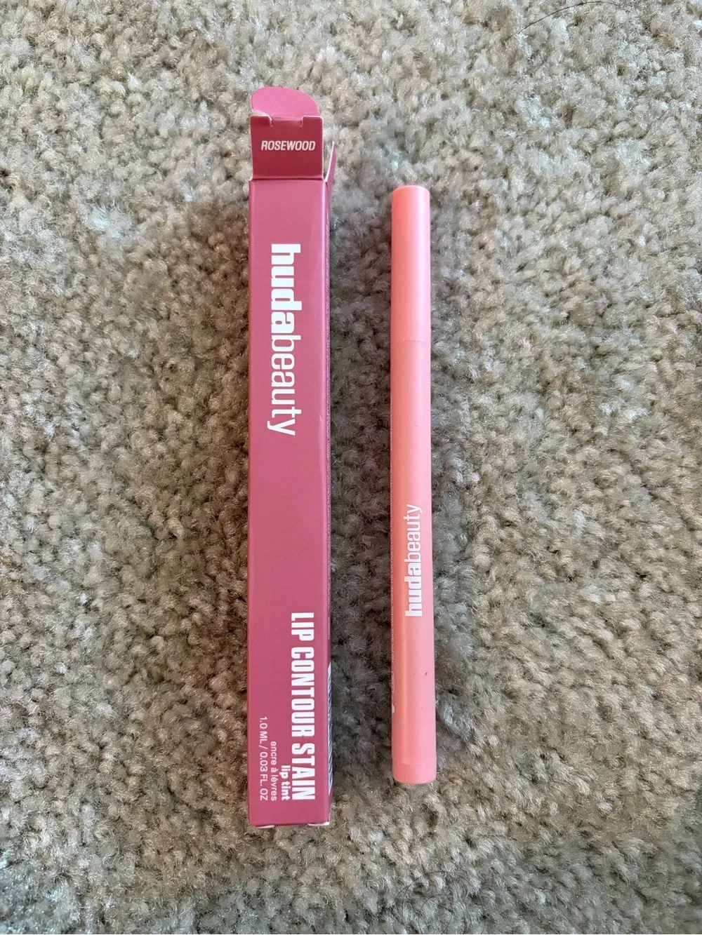 Huda Beauty Lip Contour Stain - Rosewood NWT